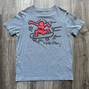 Keith Haring Skateboarding T Shirt Kids size S